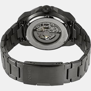 Bronson Men Automatic Black Dial Analog Stainless Steel Watch ME3218