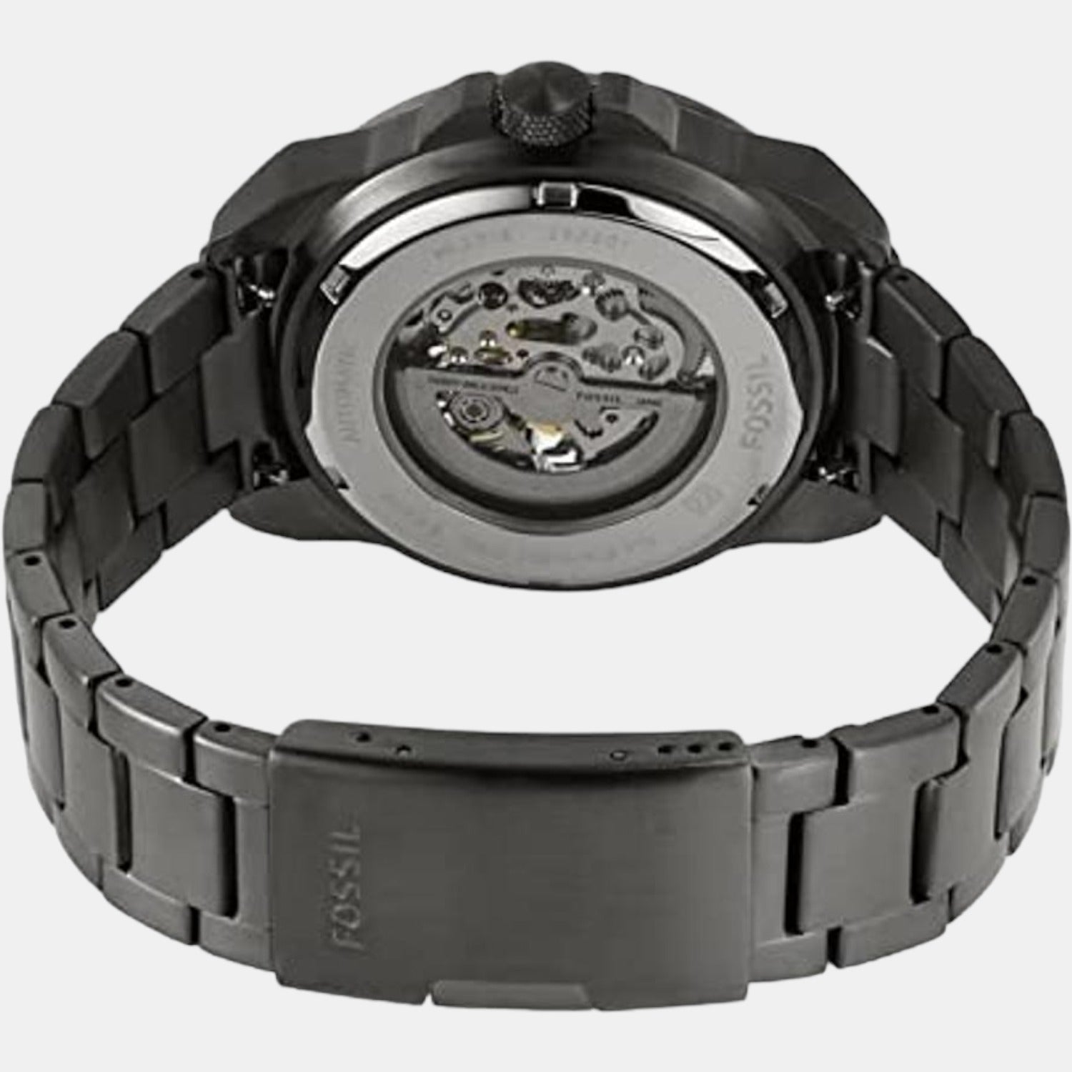 Bronson Men Automatic Black Dial Analog Stainless Steel Watch ME3218