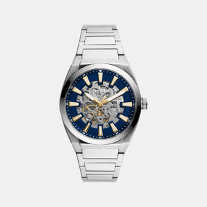 Everett Men Automatic Blue Dial Analog Stainless Steel Watch ME3220