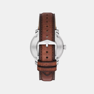 Fossil Heritage Men Automatic Cream Dial Analog Leather Watch ME3221