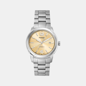 Heritage Men Quartz Gold Dial Analog Stainless Steel Watch ME3231