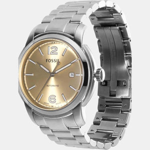 Heritage Men Quartz Gold Dial Analog Stainless Steel Watch ME3231