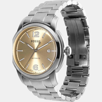 Heritage Men Quartz Gold Dial Analog Stainless Steel Watch ME3231