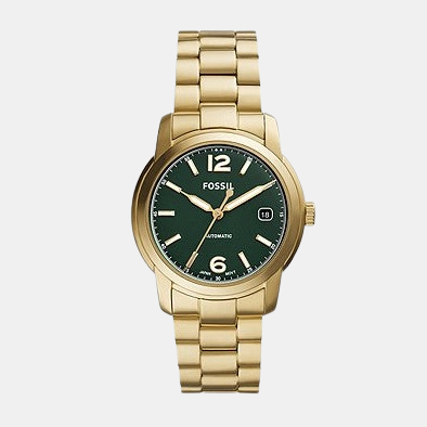 Heritage Women Quartz Green Dial Analog Stainless Steel Watch ME3235