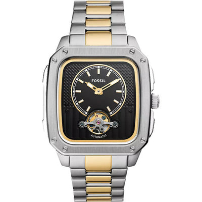 Fossil Inscription Black Dial Men 42mm