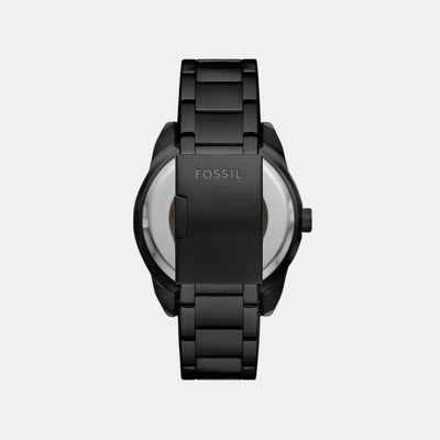 Bronson Men Automatic Black Dial Analog Stainless Steel Watch ME3256