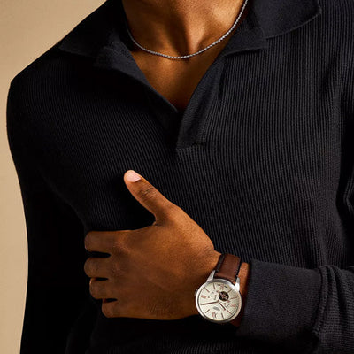 Fossil Townsman Automatic Cream Dial Men 44mm ME3266