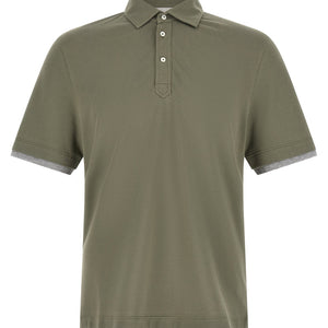 Brunello Cucinelli Faux Layering Polo Shirt