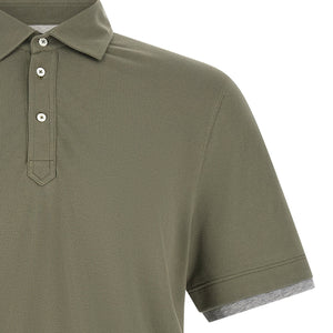 Brunello Cucinelli Faux Layering Polo Shirt