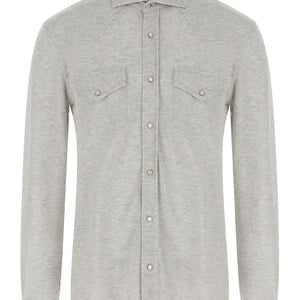 Brunello Cucinelli Piqué Cotton Shirt
