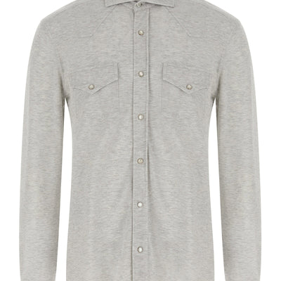 Brunello Cucinelli Piqué Cotton Shirt