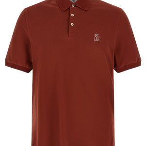 Brunello Cucinelli Logo Embroidery Polo Shirt