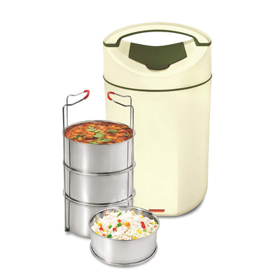 Milton Euroline Megatron Insulated Stainless Steel Electric Tiffin Box