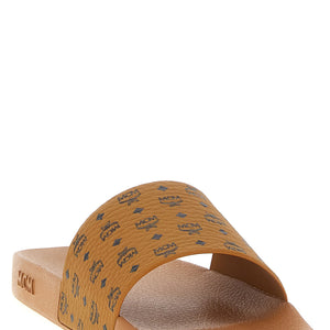 Mcm All-over Monogram Slides