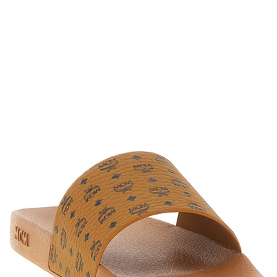 Mcm All-over Monogram Slides