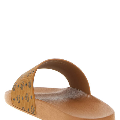 Mcm All-over Monogram Slides