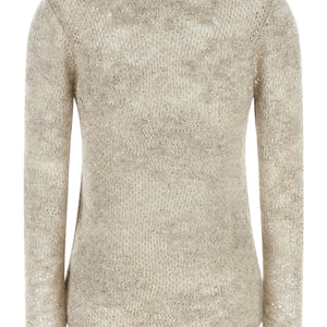 Brunello Cucinelli Flower Lace Sweater