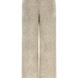 Brunello Cucinelli Dazzling Abstact Leaf Pants