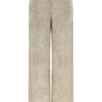 Brunello Cucinelli Dazzling Abstact Leaf Pants