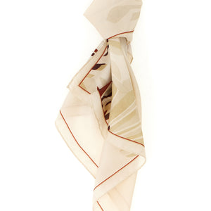 Brunello Cucinelli Bloom Print Scarf