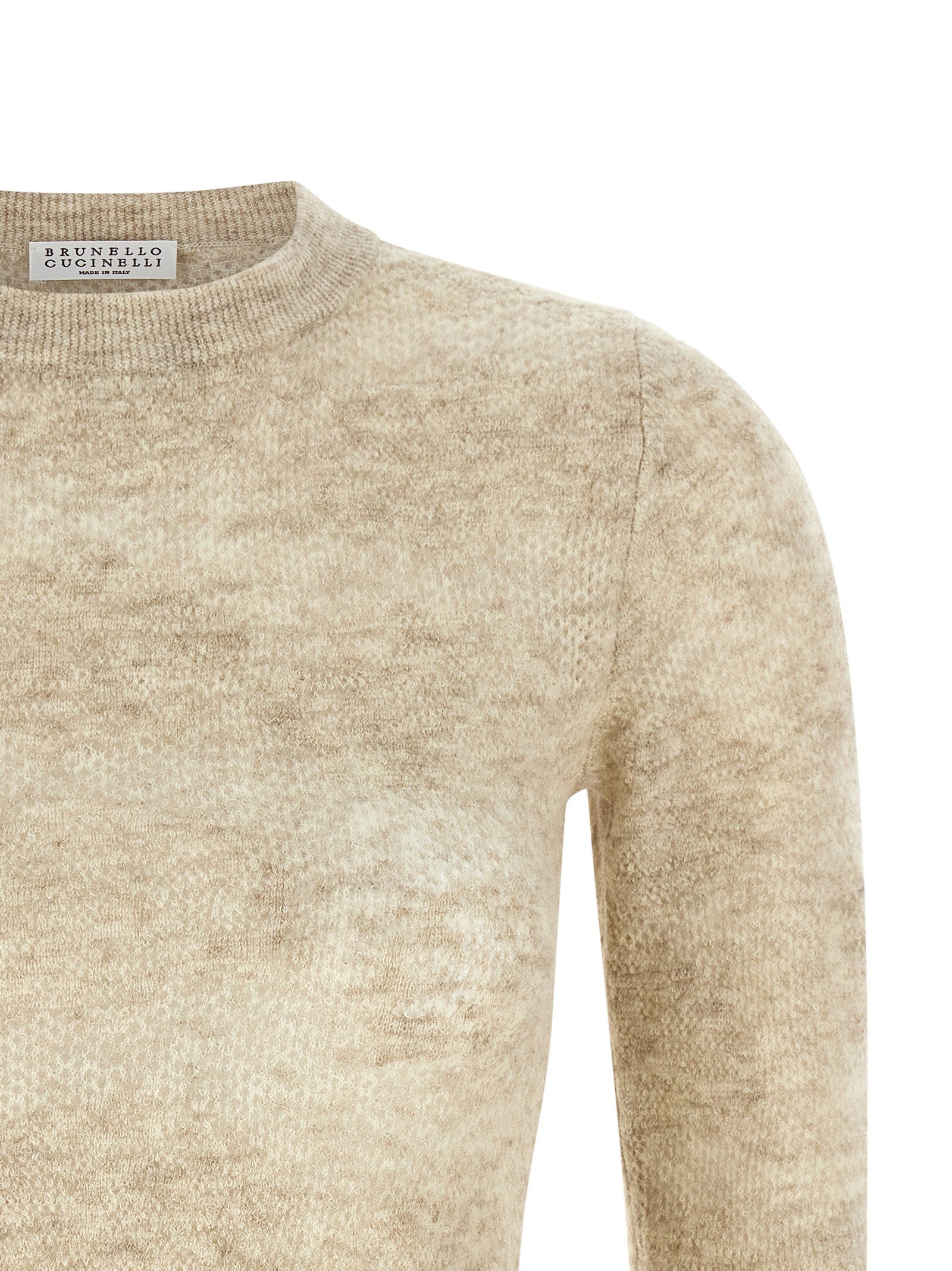Brunello Cucinelli Flower Lace Sweater