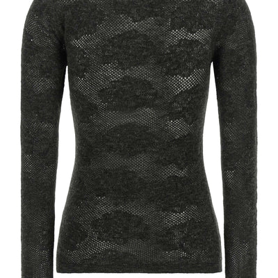 Brunello Cucinelli Flower Lace Sweater