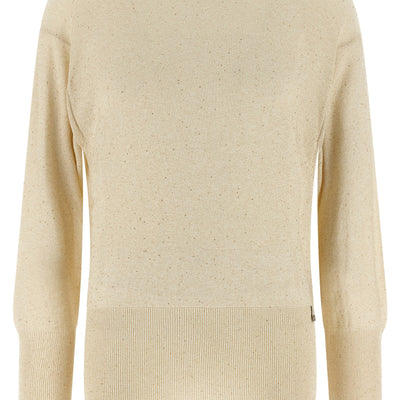 Herno Lamé And Sequin Yarn Sweater