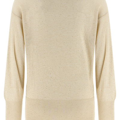 Herno Lamé And Sequin Yarn Sweater