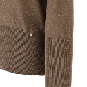 Herno Lamé And Sequin Yarn Sweater