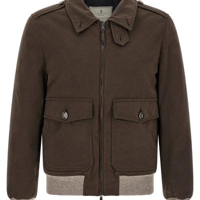 Brunello Cucinelli Waterproof Bomber Jacket