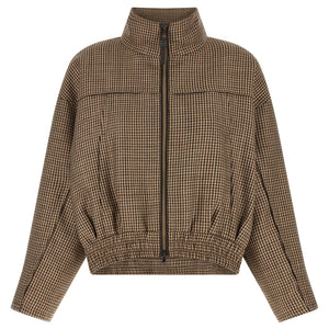 Brunello Cucinelli Shiny Zipper Pull Jacket