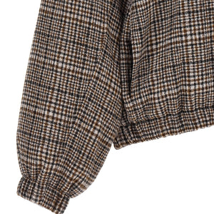 Brunello Cucinelli Sequin Check Bomber Jacket