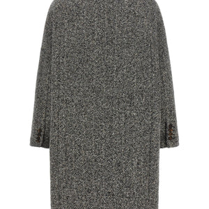 Brunello Cucinelli Dazzling Chevron Coat