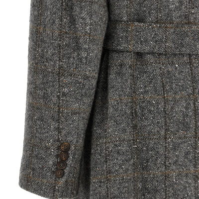 Brunello Cucinelli Check Tweed Coat