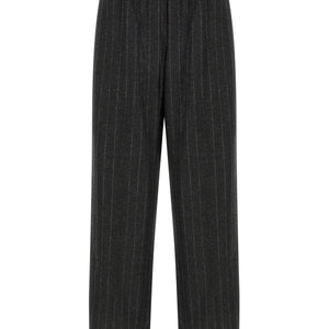 Brunello Cucinelli Micro Sequin Pinstripe Pants