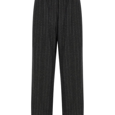 Brunello Cucinelli Micro Sequin Pinstripe Pants