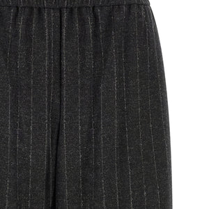 Brunello Cucinelli Micro Sequin Pinstripe Pants
