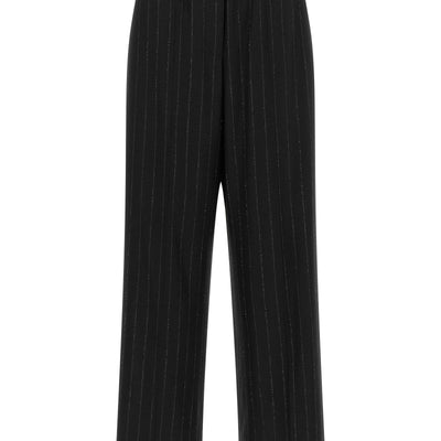 Brunello Cucinelli Micro Sequin Pinstripe Pants