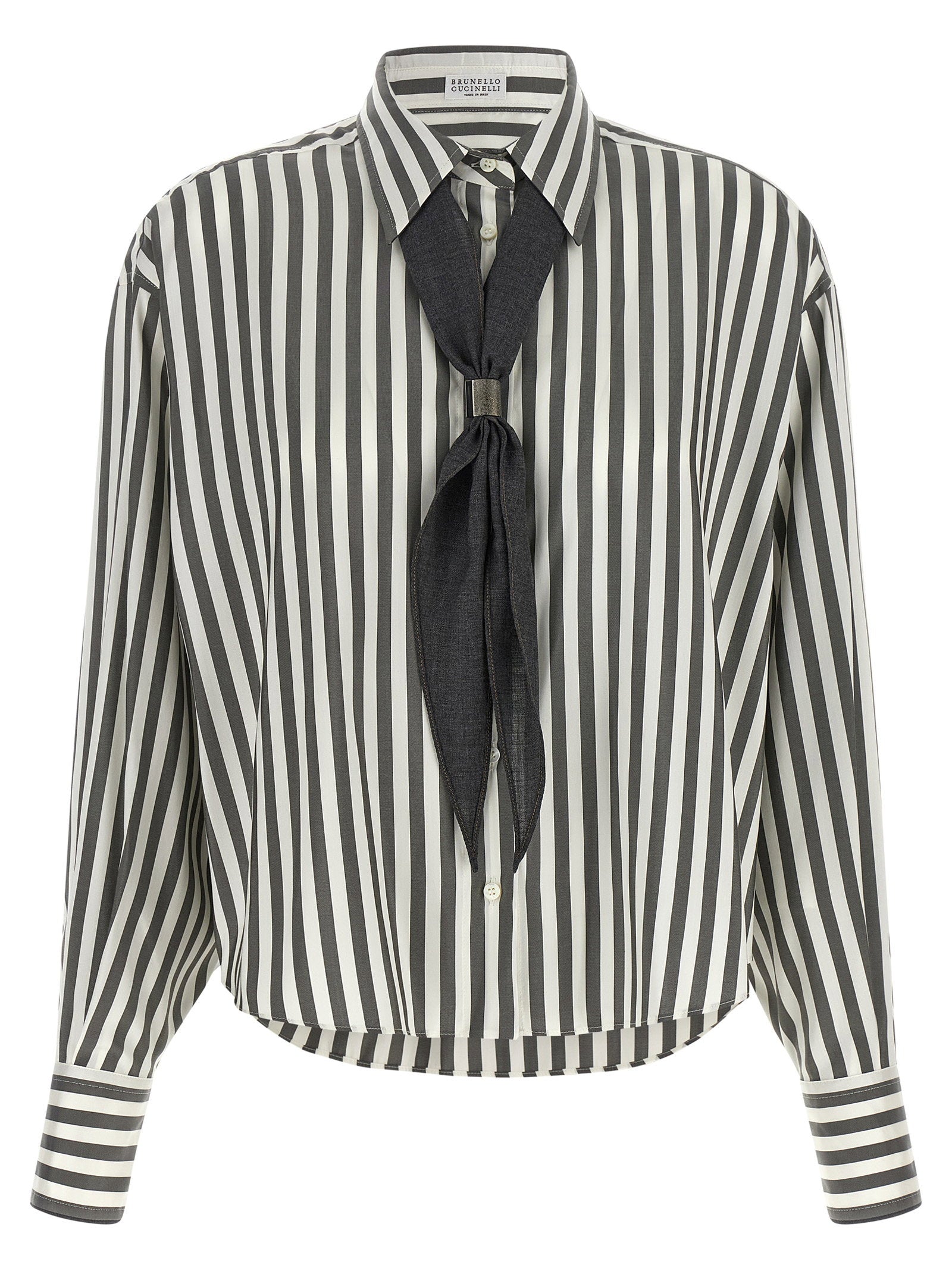 Brunello Cucinelli Shirt With Scarf