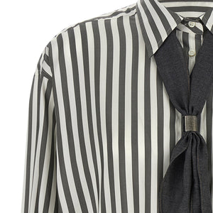 Brunello Cucinelli Shirt With Scarf