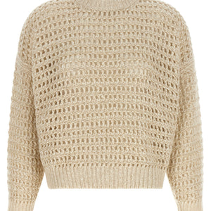 Brunello Cucinelli Dazzling Braids Sweater