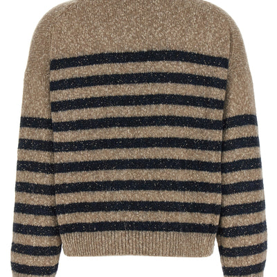 Brunello Cucinelli Dazzling Stripes Sweater