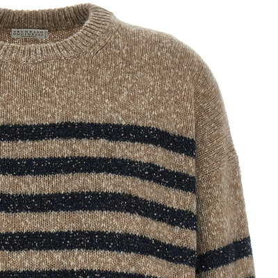 Brunello Cucinelli Dazzling Stripes Sweater