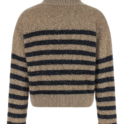 Brunello Cucinelli Dazzling Stripes Sweater