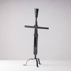 Bastar Tribal Wrought Iron Esu Candle Stand