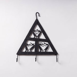 Bastar Tribal Wrought Iron Wall Hanger