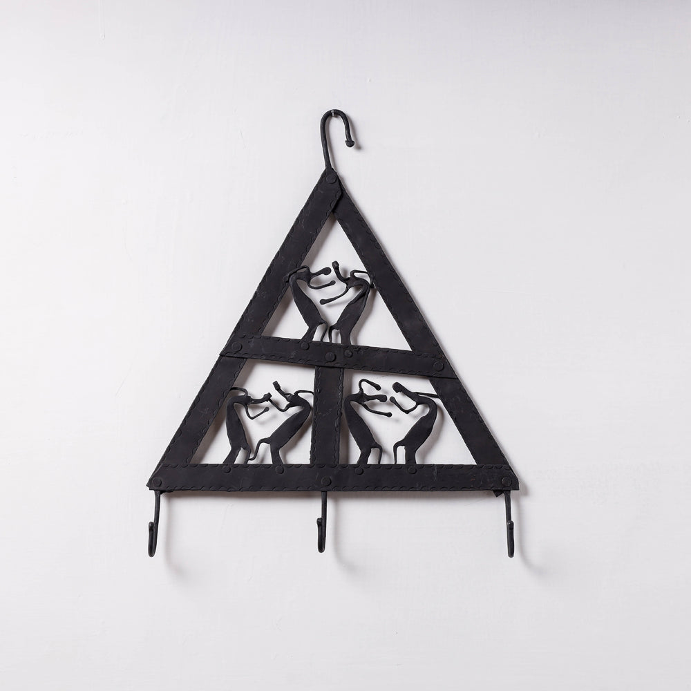 Bastar Tribal Wrought Iron Wall Hanger