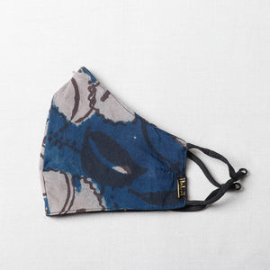 Bindaas Block Printed Cotton 3 Layer Snug Fit Face Cover