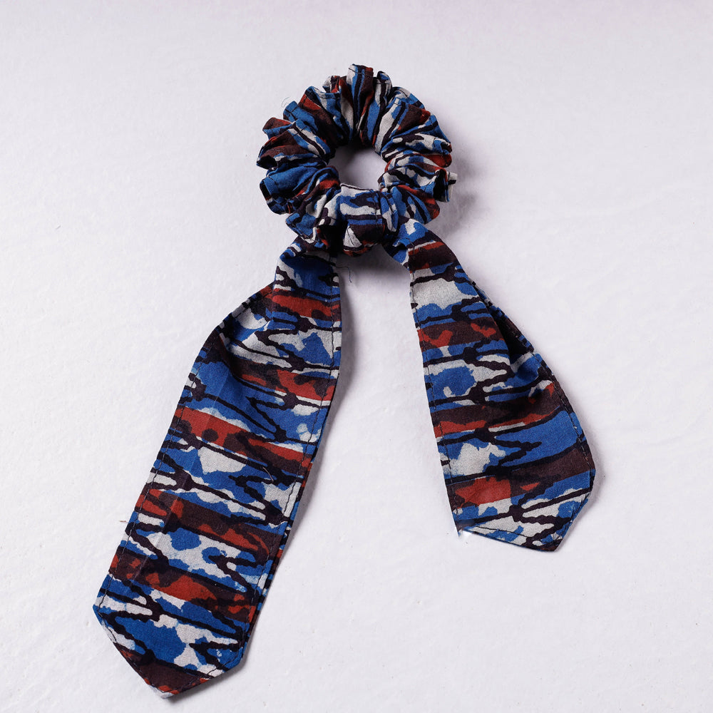 Bindaas Print Cotton Elastic Hair Bands/Scarf Ponytail Holder/Scrunchie Ties