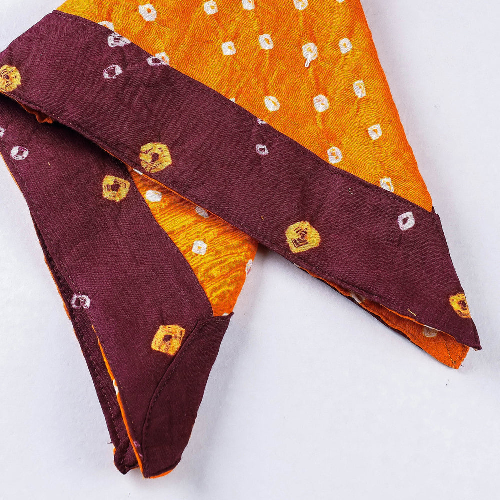 Bandhani Tie-dye Cotton Bandana